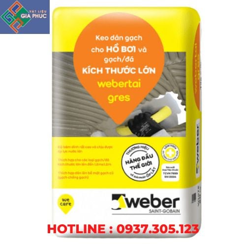  Keo dán gạch Webertai Gres 