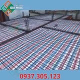  BẠT BA SỌC KHỔ 3.8m x 50m - BẠT SỌC KẺ 3 MÀU 3.8m x 50m 