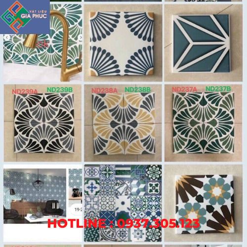  GẠCH ĐIỂM TRANG TRÍ 