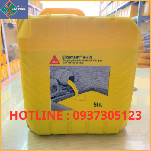  Sika R7 5L - PHỤ GIA GIẢM NƯỚC HỖ TRỢ NHANH THÁO VÁN KHUÔN 