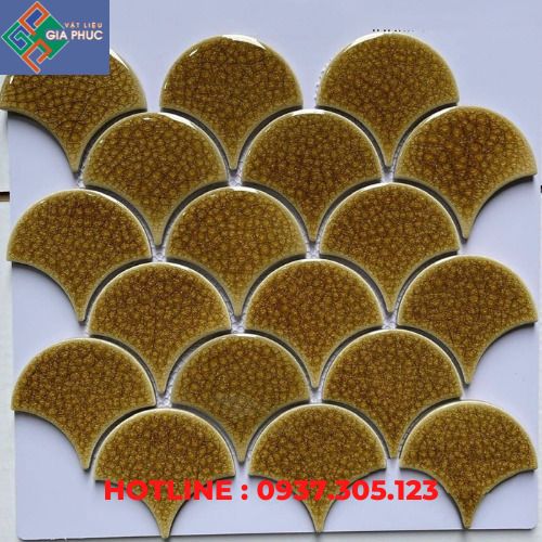  GẠCH TRANG TRÍ HÌNH VẢY CÁ 