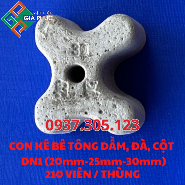  CON KÊ BÊ TÔNG DẦM ĐÀ CỘT DN1 - CỤC KÊ ĐA NĂNG ( 2cm - 2.5cm - 3cm ) MAC 600 