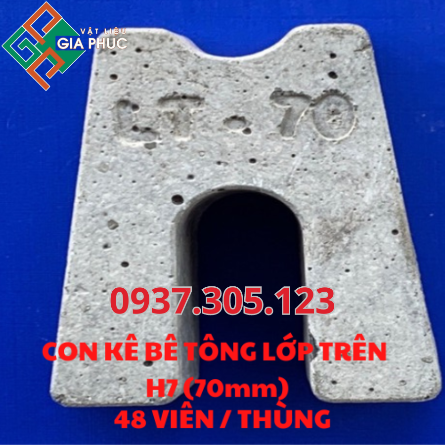  CON KÊ BÊ TÔNG SÀN LỚP TRÊN H7 (7cm) MAC 600 - CỤC KÊ BÊ TÔNG H7 
