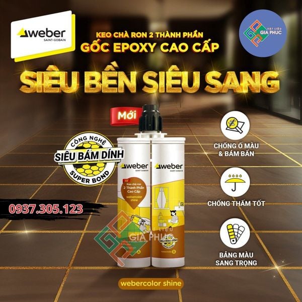 keo chà ron weber 2 thành phần