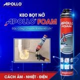  KEO BỌT NỞ FOAM APPOLO TRÁM VẾT NỨT LỚN - CÁCH NHIỆT, CÁCH ÂM, CHỐNG CHÁY 