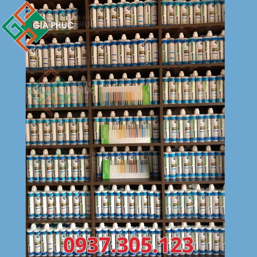  KEO CHÀ RON SAVETO - KEO CHÍT MẠCH SAVETO ( CHỐNG THẤM, CHỐNG Ố, CHỐNG PHAI MÀU ) 