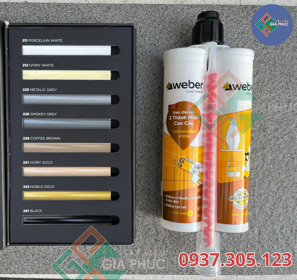 keo chà ron weber 2 thành phần