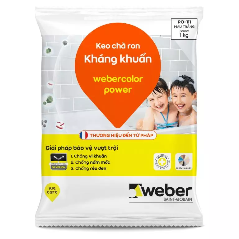  KEO CHÀ RON WEBER MÀU XÁM PO115 - 1KG (24KG/THÙNG) 