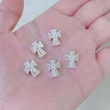  Charm Thánh giá xâu chuỗi mân côi Bạc 