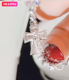  Chuỗi Mân Côi Pha Lê Swarovski Mix Bạc ta 