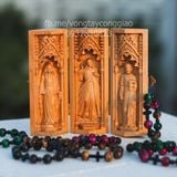  Bộ Bàn Thờ Mini Gỗ tiện lợi - Gia đình Thánh Gia 