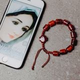  Chuỗi Mân Côi Gỗ Cẩm Lai Hạt Đốt Trúc 