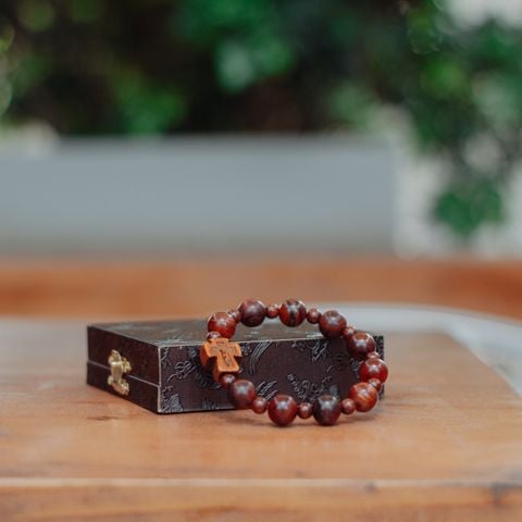  Chuỗi Mân Côi Gỗ Sưa 