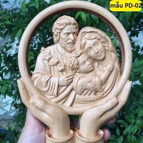  Phù Điêu Công Giáo Gia Đình Thánh Gia 02 