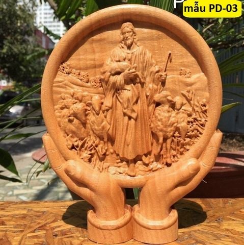  Phù Điêu Công Giáo Chúa Chiên Lành PD03 