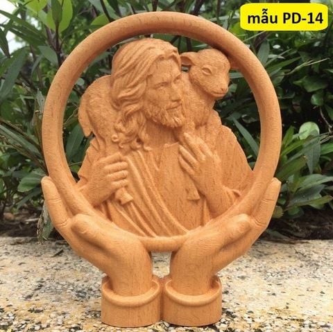  Phù Điêu Công Giáo Chúa Chiên Lành PD14 