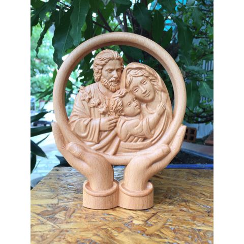  Phù Điêu Công Giáo Gia Đình Thánh Gia 02 