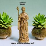  Tượng Công Giáo Thánh Giuse Gỗ Tự Nhiên Hàng Kĩ Sắc Nét Tuyệt Đẹp 