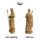  Tượng Công Giáo Thánh Giuse Gỗ Tự Nhiên Hàng Kĩ Sắc Nét Tuyệt Đẹp 