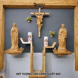  Bộ Tượng Thờ Chúa Phục Sinh Gỗ Tự Nhiên Bền Đẹp Tôn Nghiêm Không Gian Thờ Phượng 