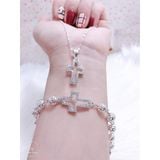  Dây Chuyền Thánh Giá Bạc Mẫu 34 