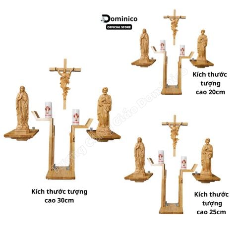  Bộ Tượng Thờ Chúa Phục Sinh Gỗ Tự Nhiên Bền Đẹp Tôn Nghiêm Không Gian Thờ Phượng 