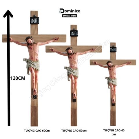  Thánh Giá Chúa Chuộc Tội Cổ Điển Chất Liệu Composite Cao Cấp Tuyệt Đẹp 