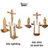  Bộ Tượng Công Giáo Gỗ Tự Nhiên Bền Đẹp Nhiều Kích Thước Lựa Chọn 