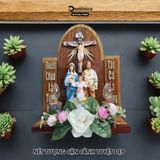  Bàn Thờ Công Giáo Tuyệt Đẹp Kích Thước Nhỏ Đầy Đủ Phụ Kiện Hoa + Đèn 