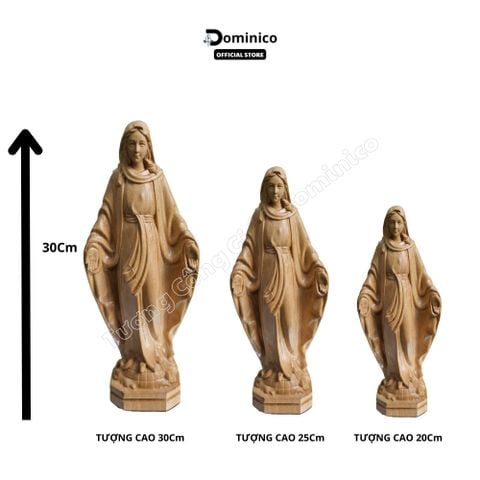  Tượng Công Giáo Đức Mẹ Ban Ơn Bền Đẹp Nhiều Kích Cỡ Lựa Chọn 