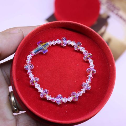  Chuỗi Mân Côi Pha Lê Swarovski Hạt Bánh 