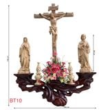  Bàn Thờ Công Giáo Tòa Gỗ Trắc Đỏ 01 