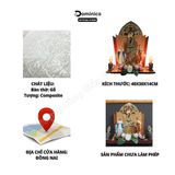  Bàn Thờ Công Giáo Tuyệt Đẹp Kích Thước Nhỏ Đầy Đủ Phụ Kiện Hoa + Đèn 