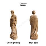  Tượng Công Giáo Thánh Giuse Gỗ Tự Nhiên Bền Đẹp Nhiều Kích Thước 
