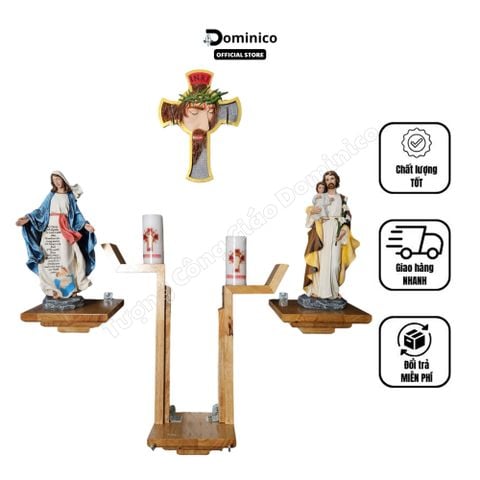  Bộ Bàn Thờ Công Giáo Chất Liệu Composite Cổ Điển Tuyệt Đẹp Kích Thước Phù Hợp Mọi Không Gian Thờ 