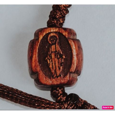  Charm thánh Giá xâu chuỗi mân côi CNC Mẹ và Chúa 