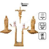  Bộ Tượng Thờ Chúa Phục Sinh Gỗ Tự Nhiên Bền Đẹp Tôn Nghiêm Không Gian Thờ Phượng 