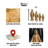  Tượng Công Giáo Đức Mẹ Ban Ơn Gỗ Tự Nhiên Hàng Kĩ Sắc Nét Nhiều Kích Thước Từ 10cm đến 30cm 