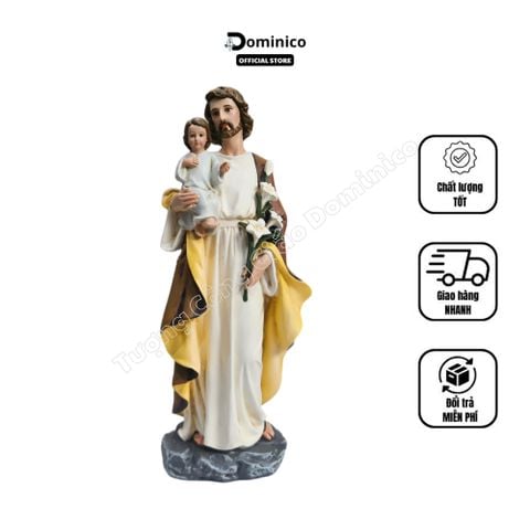  Tượng Công Giáo Thánh Giuse Cổ Điển Chất Liệu Composite Cao Cấp Nhiều Kích Thước 