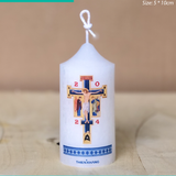  NẾN, ĐÈN CẦY CÔNG GIÁO CAO CẤP KÍCH THƯỚC 5x10cm 