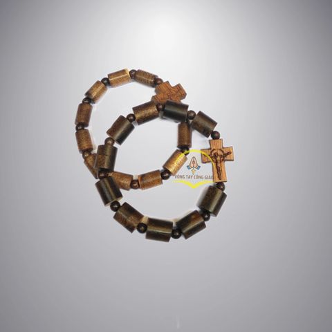  Chuỗi Mân Côi Gỗ Trầm Hương Tốc Hạt Khúc 