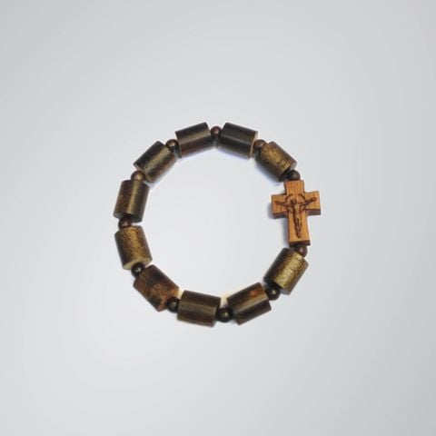  Chuỗi Mân Côi Gỗ Trầm Hương Tốc Hạt Khúc 