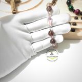  Chuỗi Mân Côi Đá Thạch Anh Tóc Đỏ Mix Pha Lê 