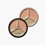 Bảng Che Khuyết Điểm The Saem Cover Perfection Triple Pot Concealer 13.5G
