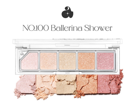 Bảng Mắt Unleashia Mood Shower Eye Palette 5 Ô