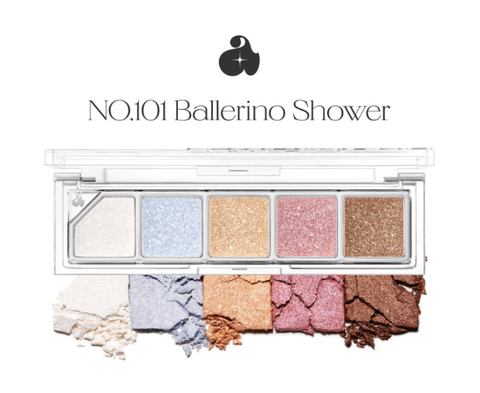 Bảng Mắt Unleashia Mood Shower Eye Palette 5 Ô