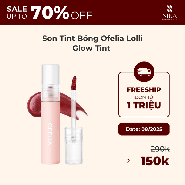 Son Tint Bóng Ofelia Lolli Glow Tint 3.9G