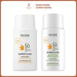 Kem Chống Nắng Babe Super Fluid Sunscream Spf 50 50Ml