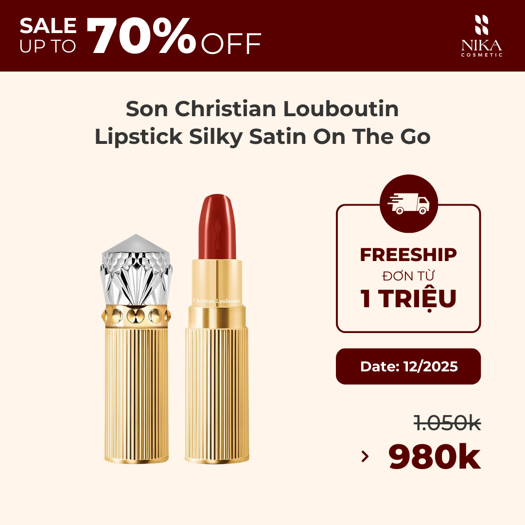 Son Christian Louboutin Lipstick Silky Satin On The Go 3G