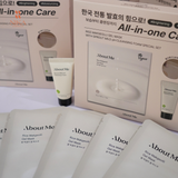 Set Mặt Nạ Giấy About Me Rice Makgeolli Gel Mask 5M + Sữa Rửa Mặt About Me Sprout Mild Ph Cleansing Foam 20Ml